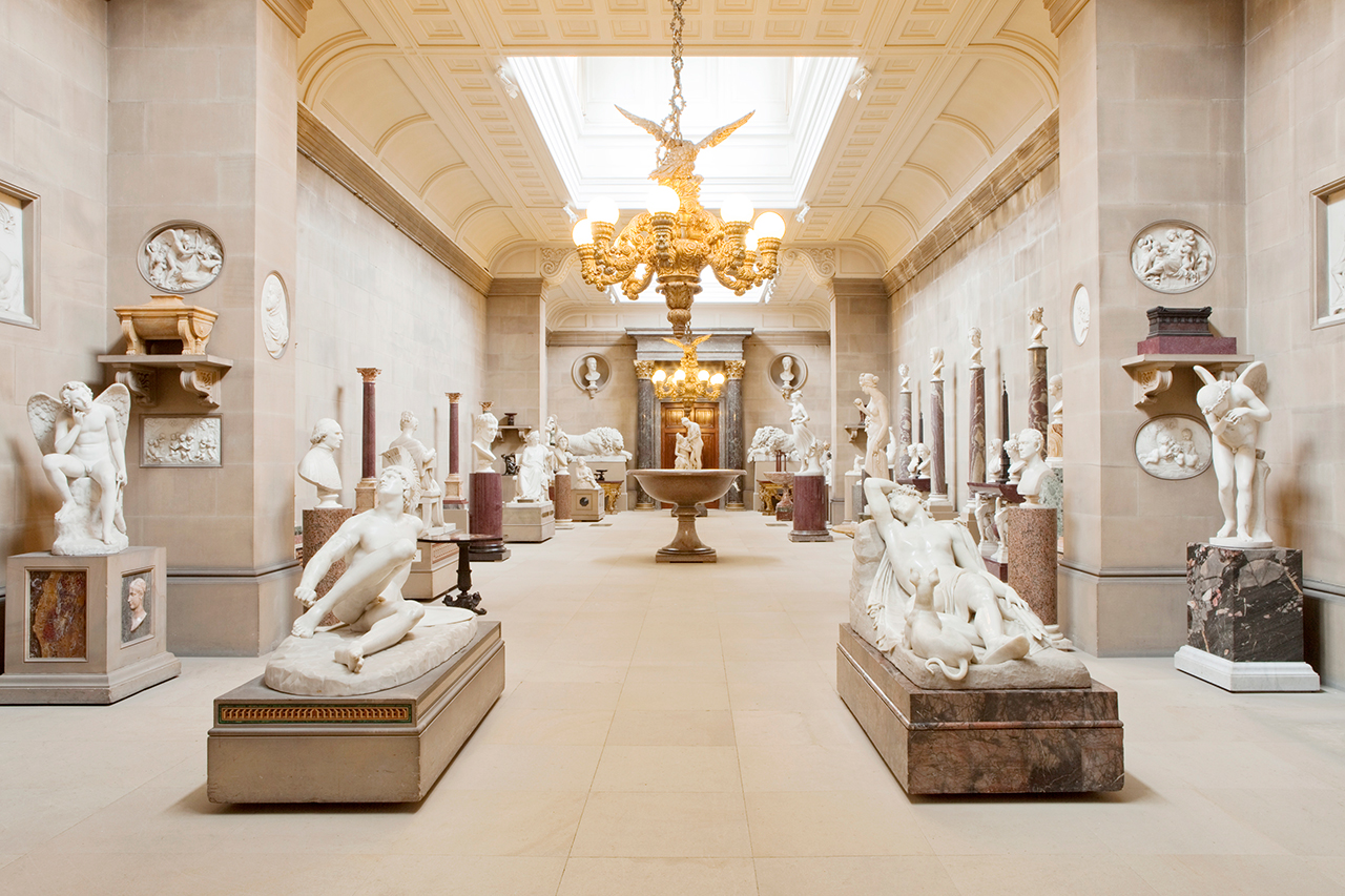 The Sculpture Gallery at Chatsworth House